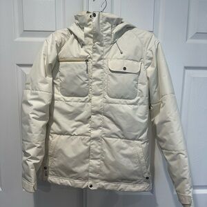Patagonia Womens Rubicon Rider Jacket With Recco size XS cream white